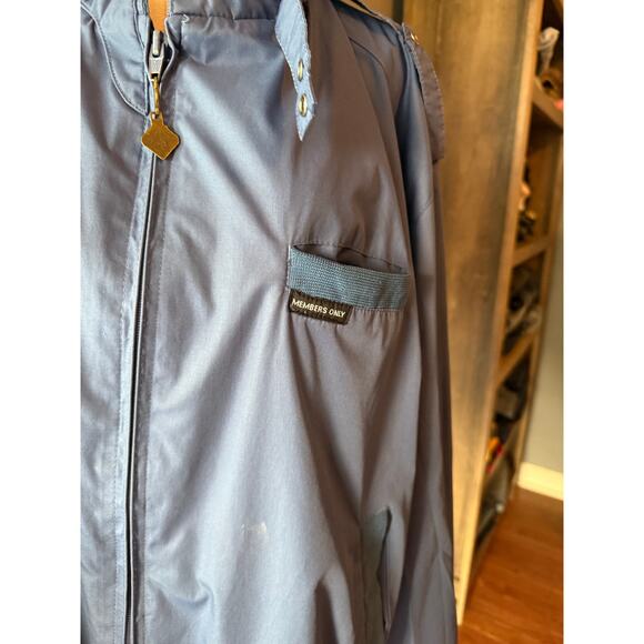 Members Only Jacket Zip up Blue 2X - Picture 7 of 10